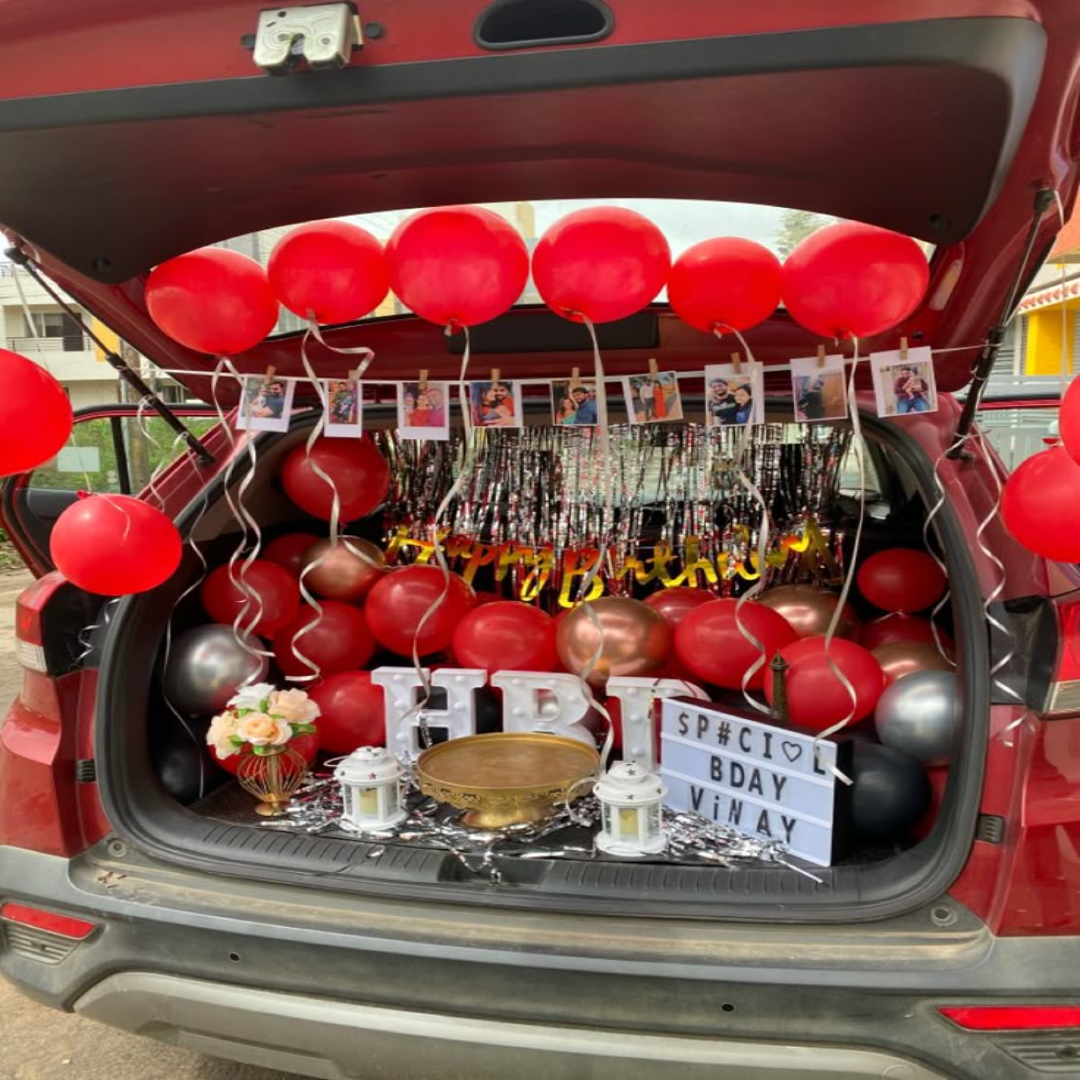 Car Boot Birthday Decorations in Jaipur Car Boot Birthday Decorations